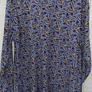 Men's Blue Paisley Alan Flusser Shirt